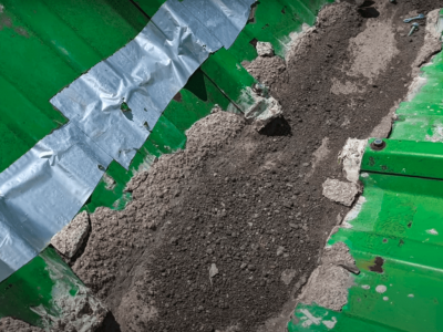 Nepovedená oprava střechy